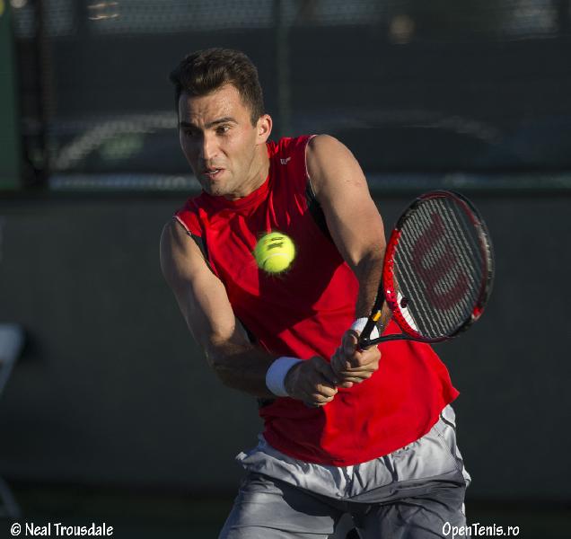 Horia Tecau - antrenamente la BNP Parisbas Open